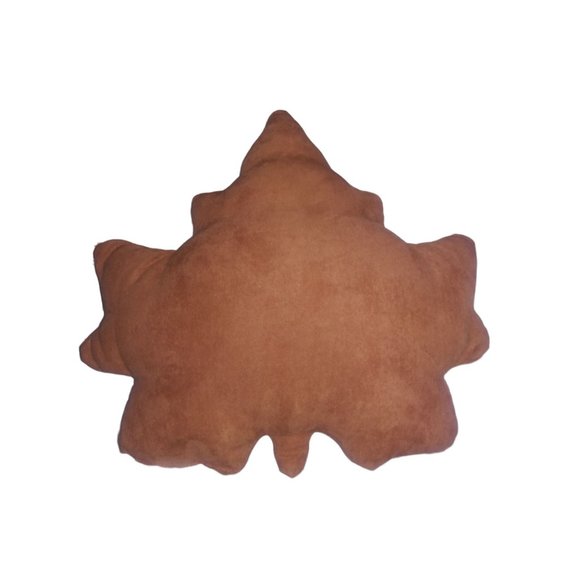 Novogratz Maple Leaf Accent Pillow Fall Autumn Home Decor Brown Throw Pillow - Picture 2 of 5